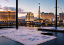 Caesars takeover offer editorial illustration