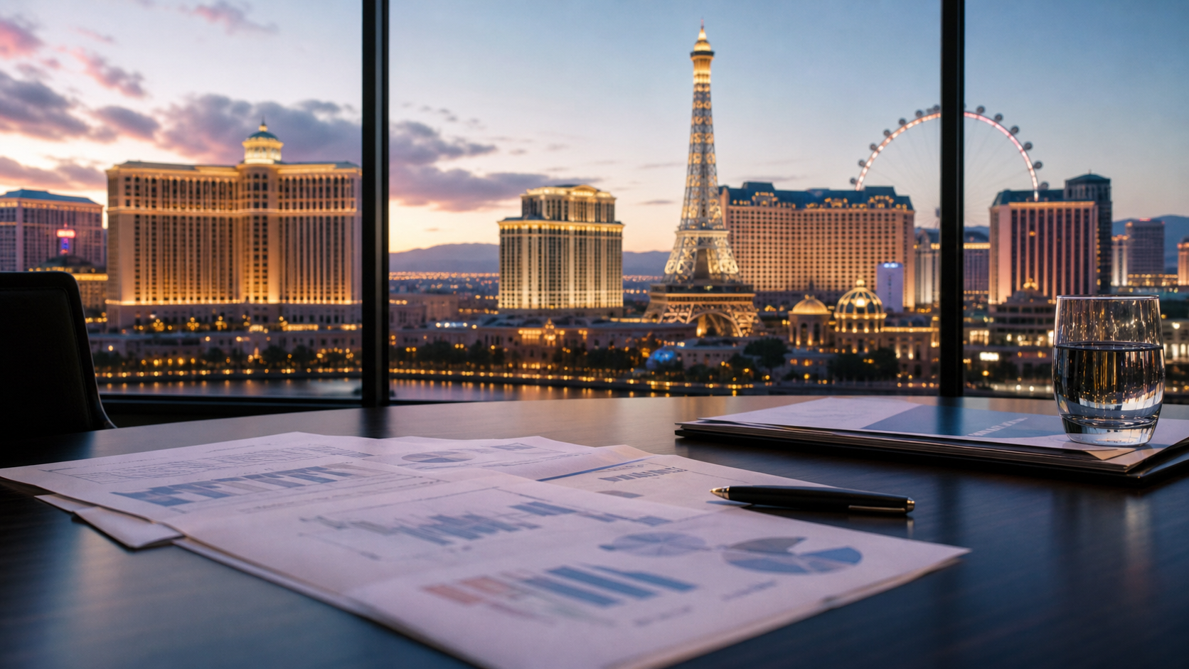 Caesars takeover offer editorial illustration