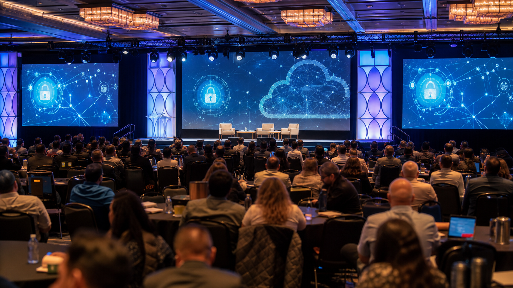 Dallas conference ballroom prepared for tribal gaming technology sessions