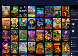 Casino Grand Bay’s desktop game lobby, pictured in Chipy’s review gallery.