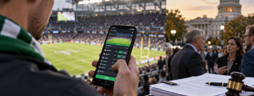 Editorial illustration for Mobile Sports Betting: Church Leader’s Criticism Adds to the Policy Debate