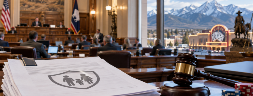 Editorial illustration for Wyoming Sweepstakes Casino Ban: Proposal Brings Consumer Rules Into Focus