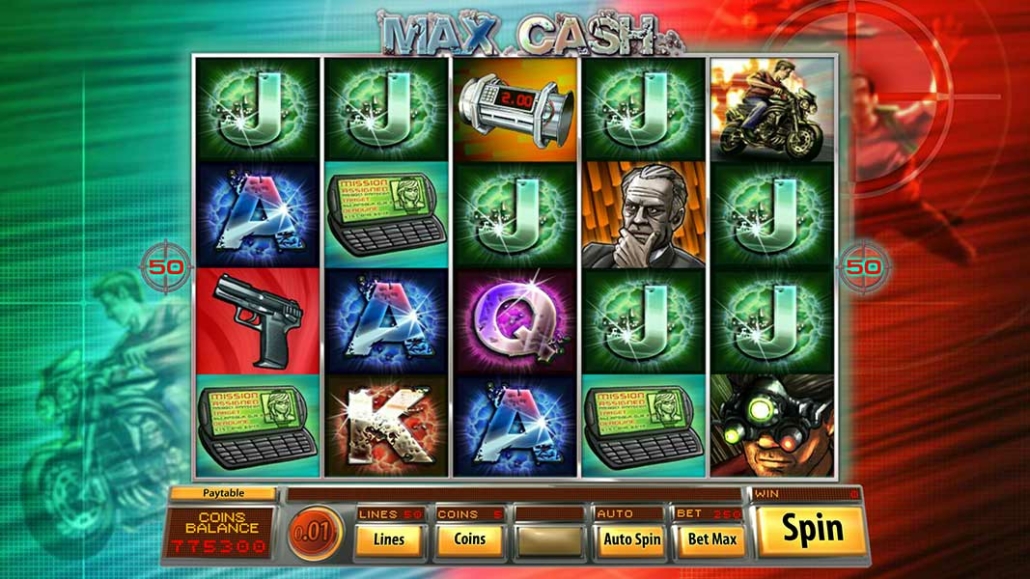 max cash online slot